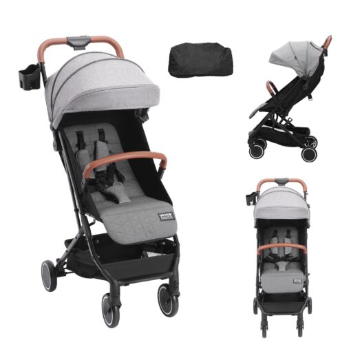 VEVOR Lightweight Baby Stroller for Newborns to Toddlers
