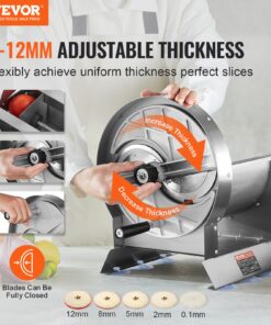 Adjustable 0-12mm (0-0.5”) Thickness