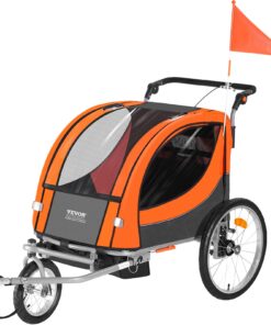 VEVOR Double Seat Child Bike Trailer & Stroller