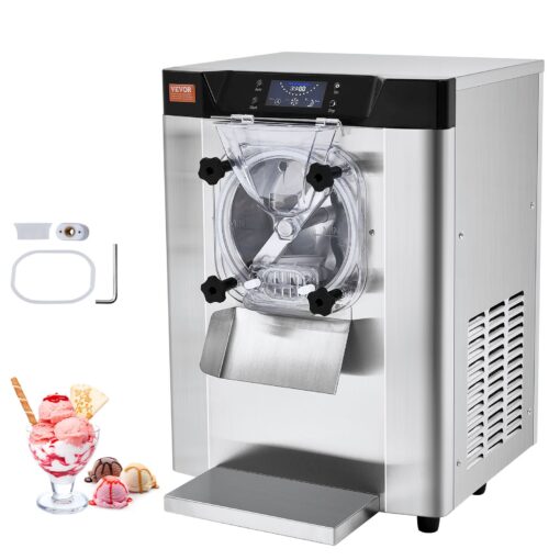 VEVOR Commercial Hard Serve Ice Cream Machine 12L32 Gal Per Hour