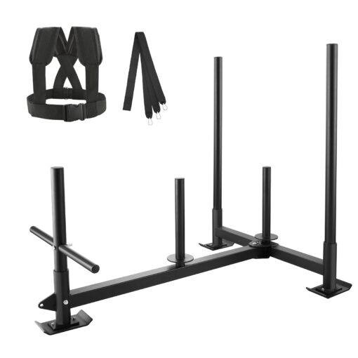 VEVOR Steel Weight Training Sled with Push Pull Handles