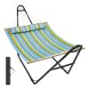 VEVOR Double Quilted Hammock with Stand   218 cm 72 ft Width