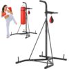 VEVOR Adjustable 2 in 1 Punching Bag and Speed Bag Stand