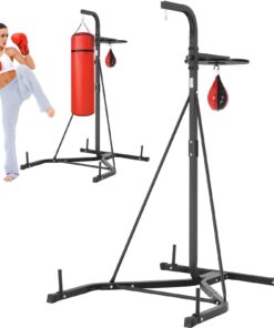 VEVOR Adjustable 2-in-1 Punching Bag and Speed Bag Stand