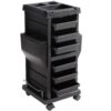 VEVOR Lockable Beauty Salon Trolley Cart with 6 Removable Drawers  Tool Holder