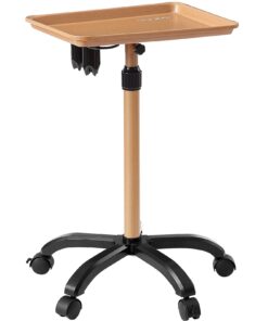 Adjustable Salon Tray Cart with Wheels