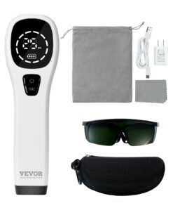 VEVOR Portable Red & Near Infrared Light Therapy Device with 16 LEDs - 650nm & 808nm