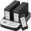 VEVOR Wireless Guest Paging System with 16 Coasters