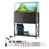 VEVOR 110 kg29 Gallon Aquarium Stand with Storage and Power Panel
