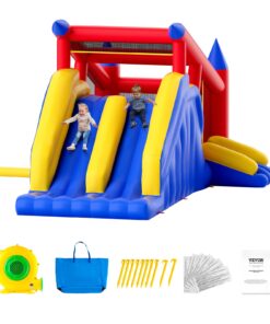 VEVOR Inflatable Bounce House with Blower and Slide