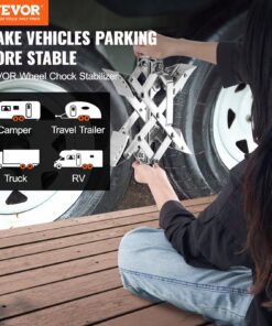 Adjustable X-shaped RV Stabilizer for 3.8 cm to 25.4 cm Tire Space