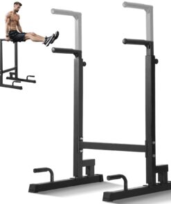 VEVOR Adjustable Dip Bar Station