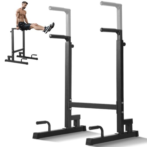 VEVOR Adjustable Dip Bar Station