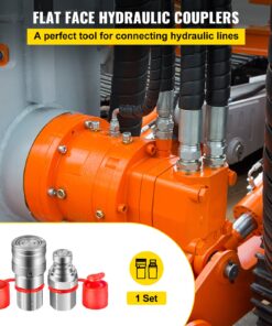 4061 PSI (280 Bar) Skid Steer Quick Connect Coupling