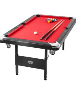 VEVOR 6.3 ft (1.92 m) Foldable Billiards Pool Table Set with Accessories