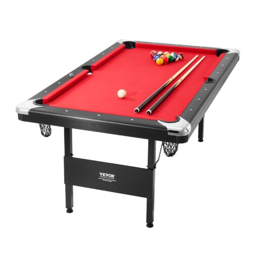 VEVOR 63 ft 192 m Foldable Billiards Pool Table Set with Accessories