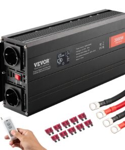 Инвертор мощности VEVOR мощностью 3000 Вт с Чистой синусоидальной волной