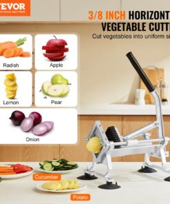 9.5 mm (3/8 inch) Stainless Steel and Aluminum Cutter with Non-slip Feet