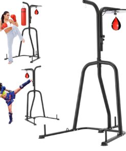 VEVOR 2-in-1 Adjustable Punching Bag Stand