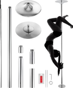 VEVOR Professional 2-in-1 Spinning Static Dance Pole Kit