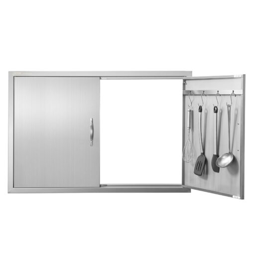 VEVOR Stainless Steel BBQ Island Access Door 990x660 mm 39x26 inches for Outdoor Kitchen