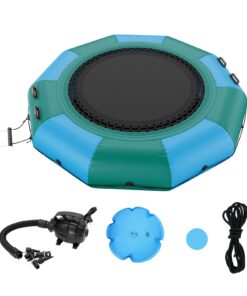 VEVOR 3m Inflatable Water Trampoline with 185kg Capacity for Pool and Lake