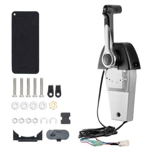 VEVOR Top Mounted Outboard Throttle Remote Control Box for Yamaha 4 Stroke Motors with 14 m 46 ft Cable