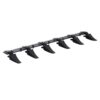 VEVOR 48 Inch 122 cm Heavy Duty Tractor Bucket Tooth Bar with 6 Teeth