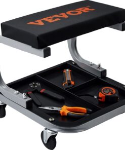 VEVOR Heavy-Duty Mechanic Garage Stool with Tool Tray