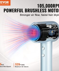 000 RPM Brushless Motor and 200 Million Negative Ions