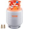 VEVOR 136 kg 30 lb Refrigerant Recovery Cylinder with Floating Switch and SAEACME Adapters