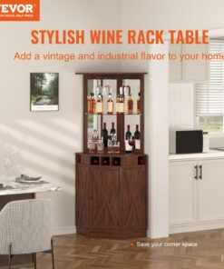 Окремо стояча шафа для вина з деревини фермерського будинку