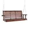 VEVOR Wooden Porch Swing 17m 55 ft with Galvanized Steel Chains
