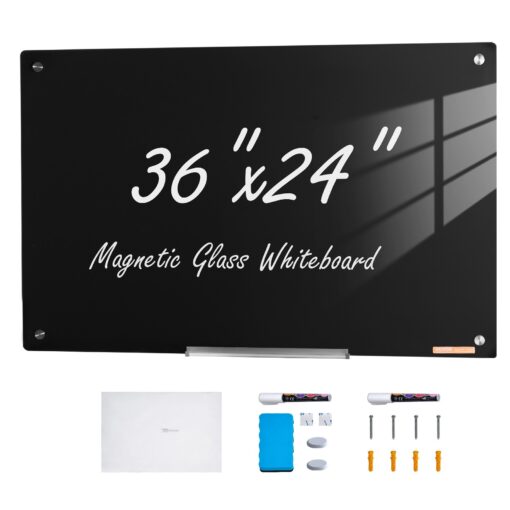 VEVOR Frameless Magnetic Glass Whiteboard