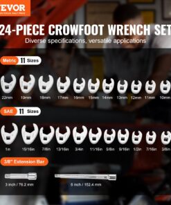 SAE (3/8-1 Inch) & Metric (10-22 mm)