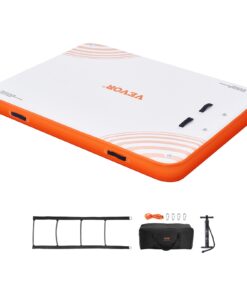 VEVOR Inflatable Floating Dock Platform 2.4 x 1.8m (8 x 6ft) with Non-Slip Surface