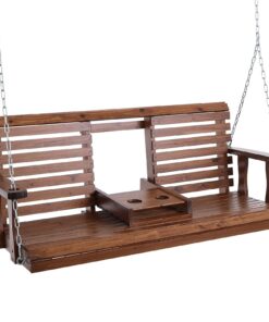 VEVOR 170 cm (5 ft) Wooden Porch Swing