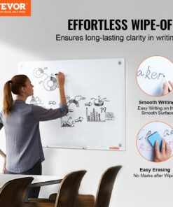 Бескаркасная Доска Для Сухого Стирания с Лотком Для Маркеров