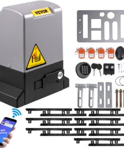 VEVOR Automatic Sliding Gate Opener with 1HP Motor and APP Control for Gates up to 3968 lbs (1800 kg)