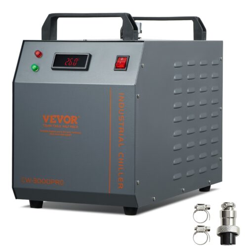 VEVOR CW 3000PRO Industrial Water Chiller with 12L 317 Gal Tank
