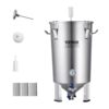 VEVOR 30L 8 Gallon 304 Stainless Steel Fermentation Kettle with Thermometer