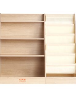 VEVOR Kids Wooden Bookshelf