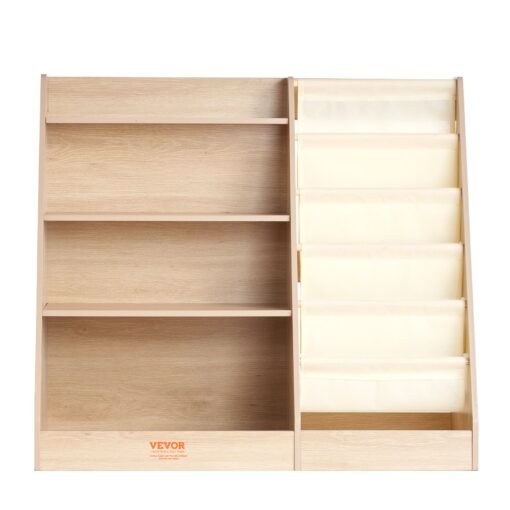 VEVOR Kids Wooden Bookshelf