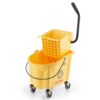 VEVOR 246L 26 Qt Commercial Mop Bucket with Side Press Wringer and Wheels for Professional and Industrial Floor Cleaning
