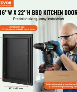 415x570 mm (16x22 in) Reversible Cold Plate Flush Mount