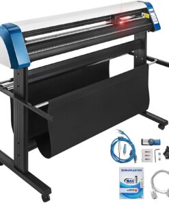 VEVOR 135 cm (53-Inch) Semi-Automatic Contour Vinyl Cutter Plotter with Optical Eye and LED Display