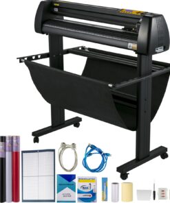 VEVOR 34-Inch (870 mm) Manual Vinyl Cutter Plotter with LCD Display and SignMaster Software