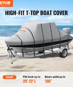 600D Marine Grade Oxford Fabric with Windproof Straps