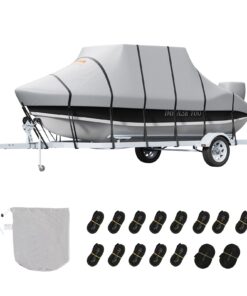 VEVOR Waterproof T-Top Boat Cover for 20-22 ft (6.1-6.7 m) Boats