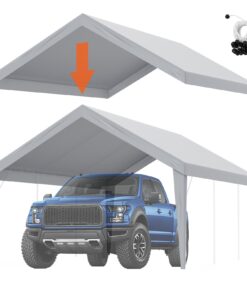 VEVOR 4x6m Carport Replacement Canopy Cover